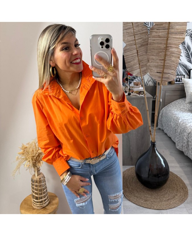 CHEMISE SILVY - ORANGE
