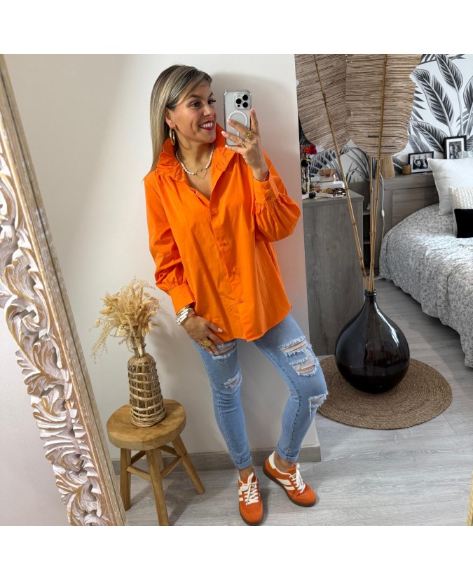 CHEMISE SILVY - ORANGE