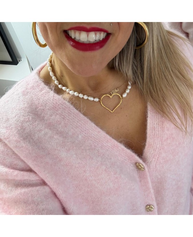 GILET CORALIE - ROSE