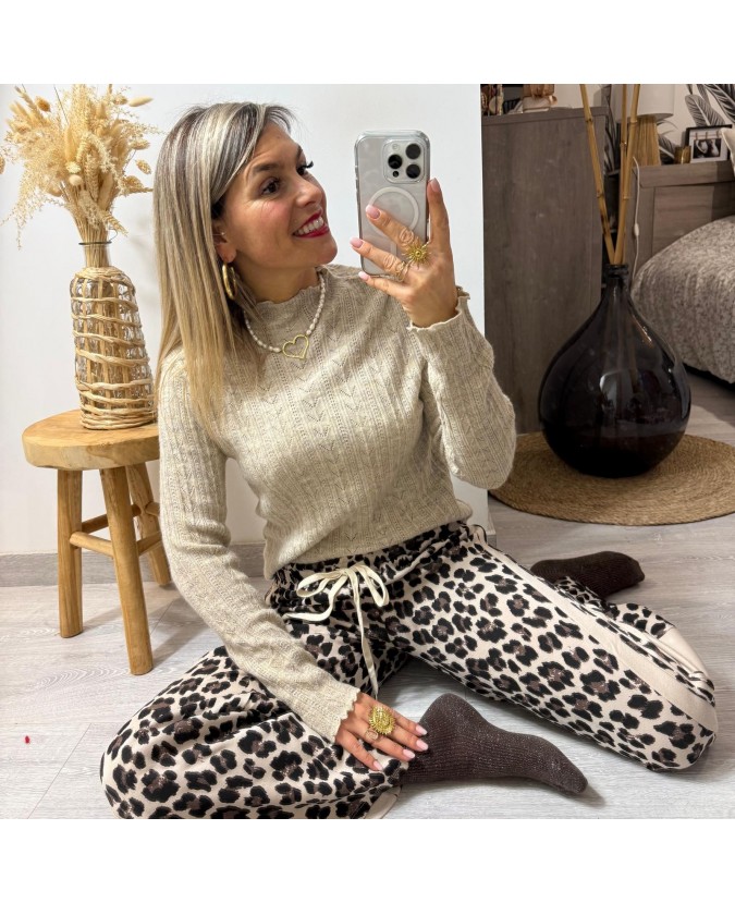 PULL FERNAND - TAUPE