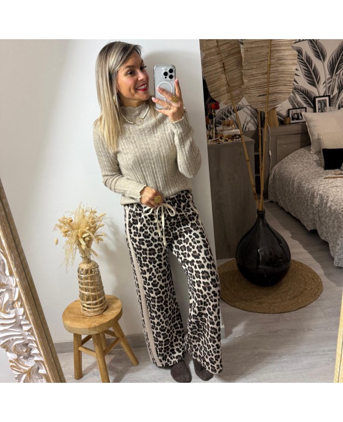 PULL FERNAND - TAUPE