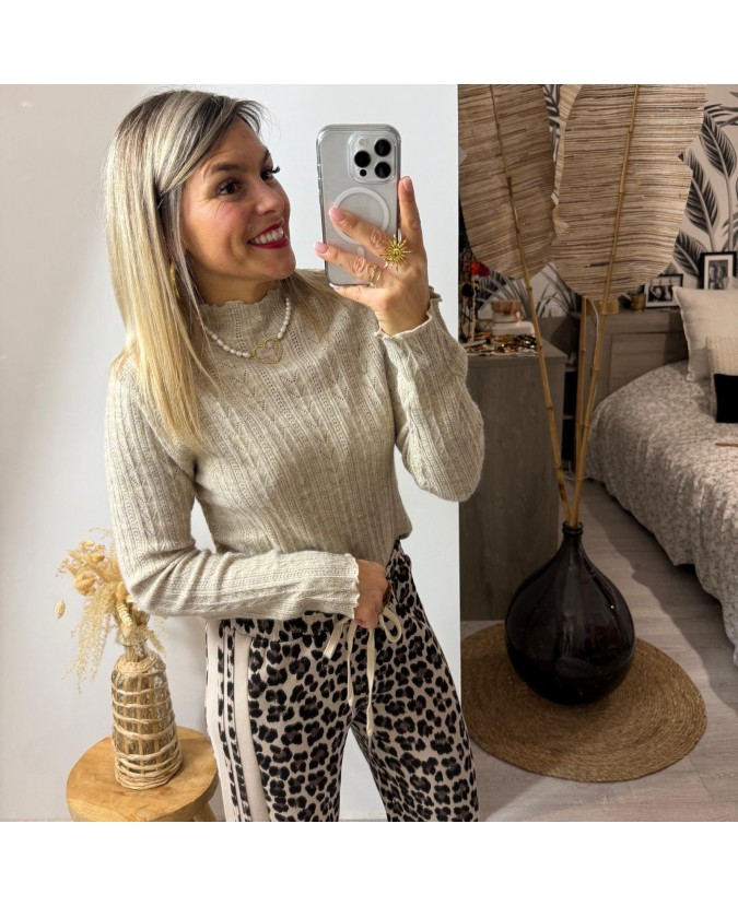 PULL FERNAND - TAUPE