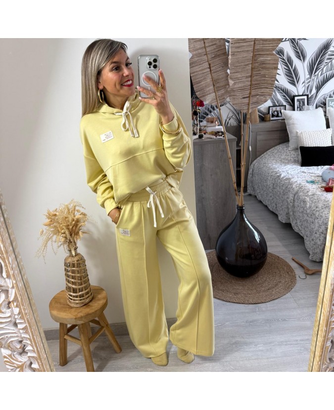 SWEAT HOCINE - JAUNE