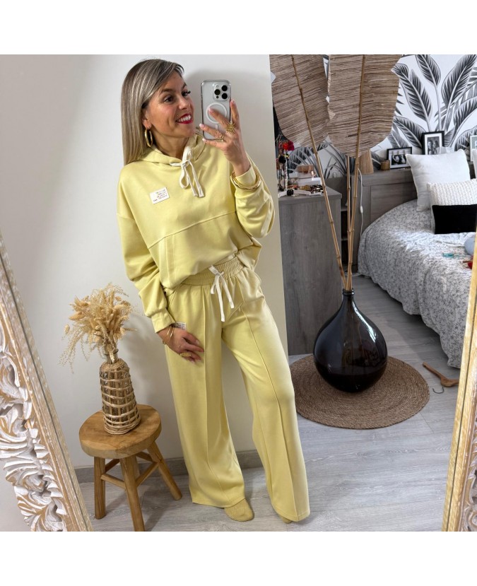 SWEAT HOCINE - JAUNE