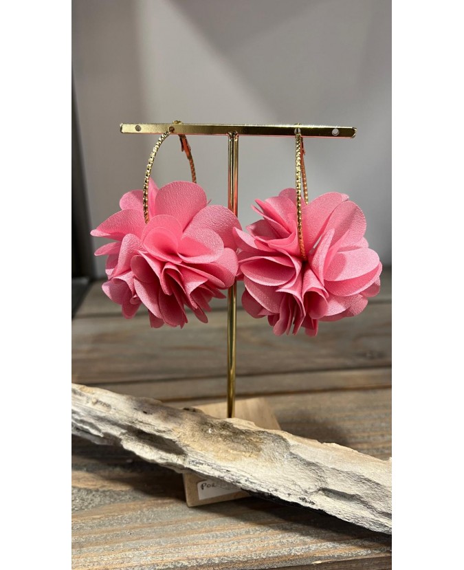 BOUCLES D'OREILLES JOAN - ROSE