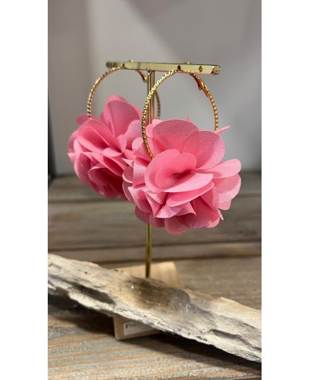 BOUCLES D'OREILLES JOAN - ROSE