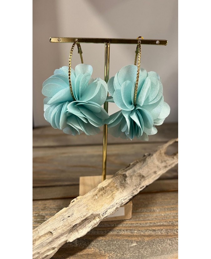 BOUCLES D'OREILLES JOAN - VERT D'EAU