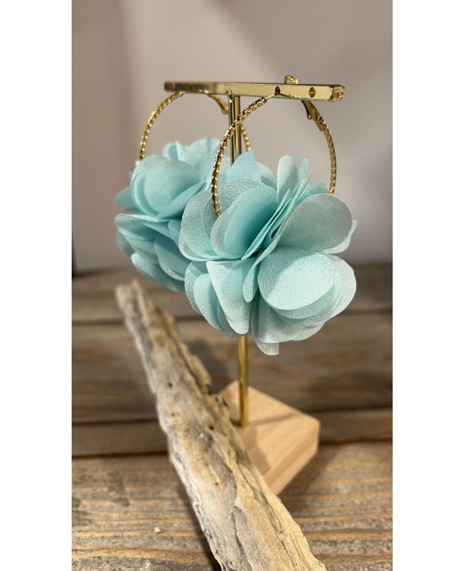 BOUCLES D'OREILLES JOAN - VERT D'EAU