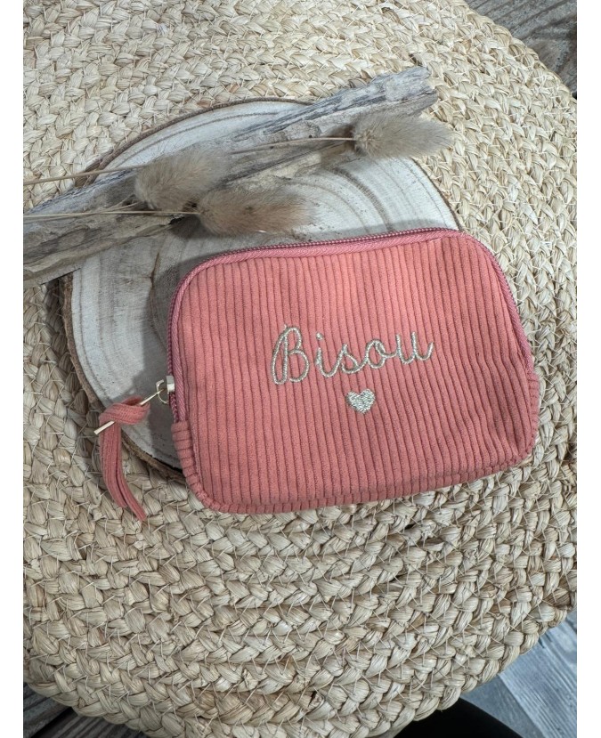 POCHETTE BISOU - CORAIL