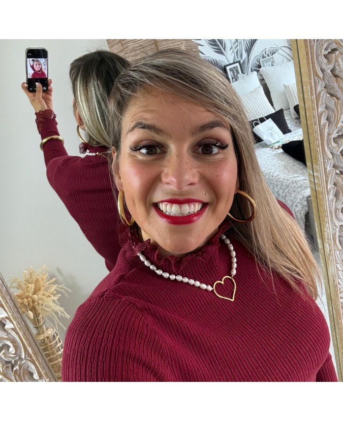 PULL NOAM - BORDEAUX