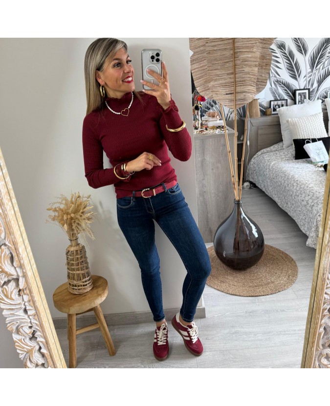 PULL NOAM - BORDEAUX