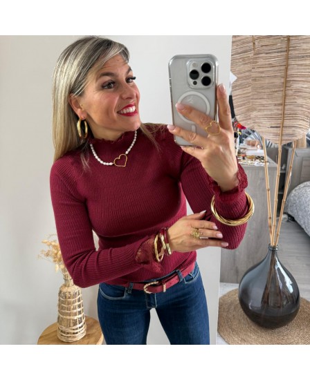 PULL NOAM - BORDEAUX