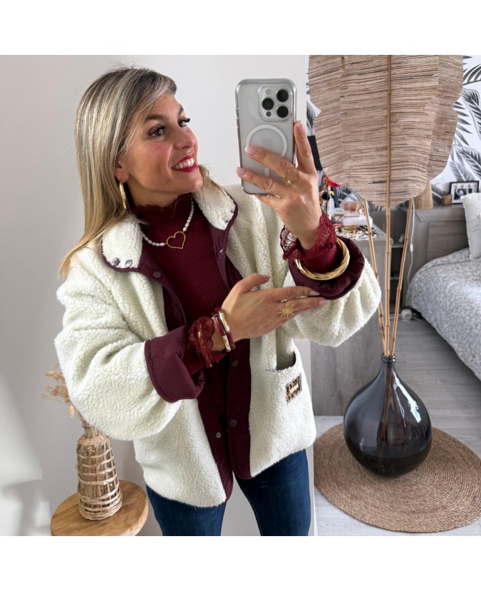 PULL NOAM - BORDEAUX