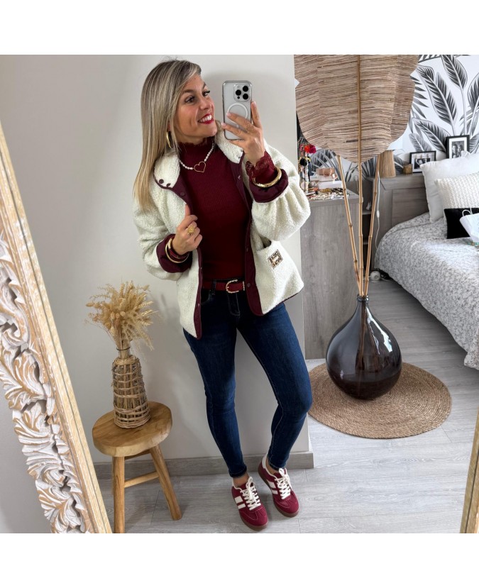 PULL NOAM - BORDEAUX