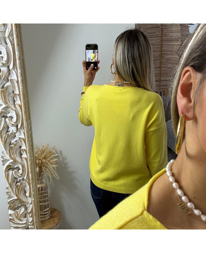 PULL MÉDARD - JAUNE