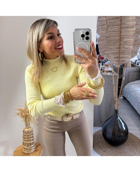 PULL NOAM - JAUNE