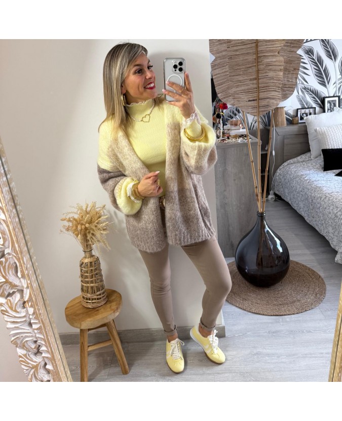 GILET VANNESSA - JAUNE