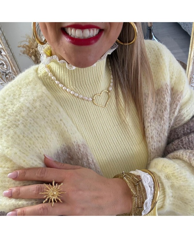 GILET VANNESSA - JAUNE