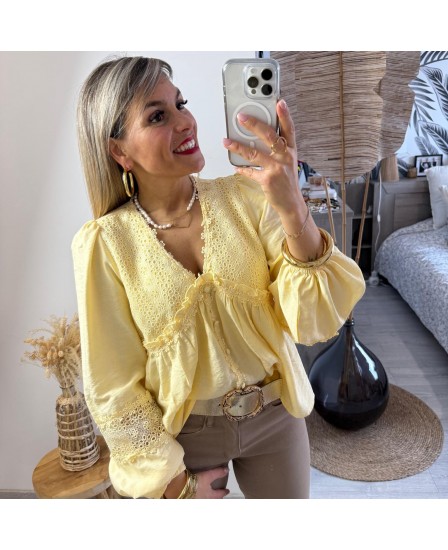 BLOUSE JASMIN - JAUNE