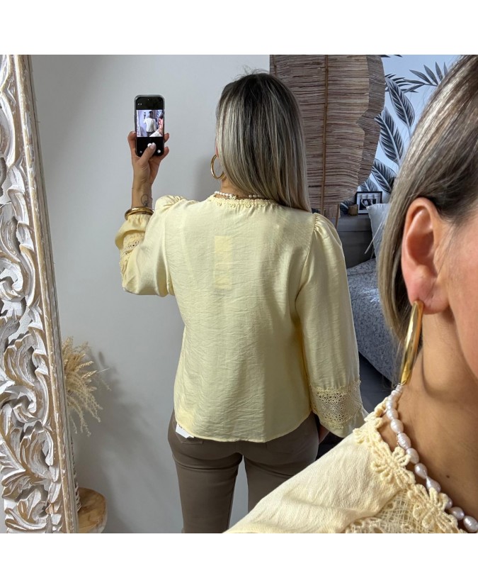 BLOUSE JASMIN - JAUNE