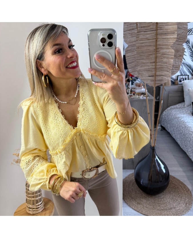 BLOUSE JASMIN - JAUNE