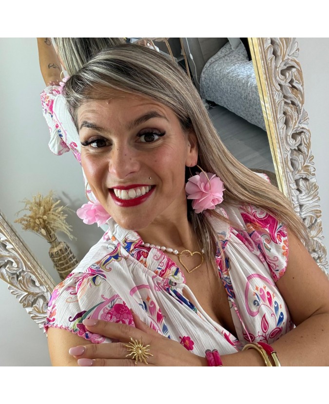 BLOUSE OPHIRA - FUSHIA