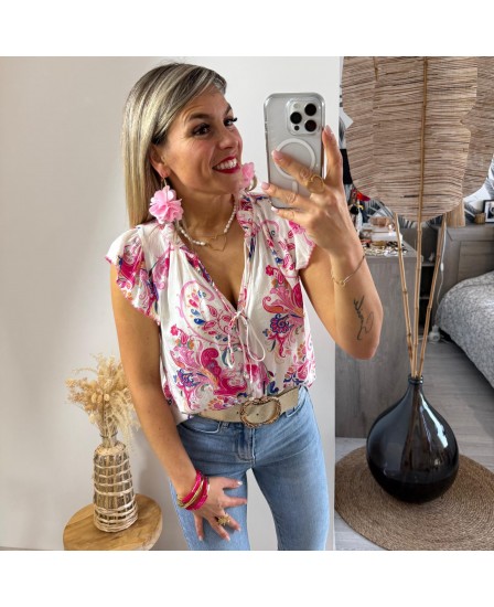 BLOUSE OPHIRA - FUSHIA