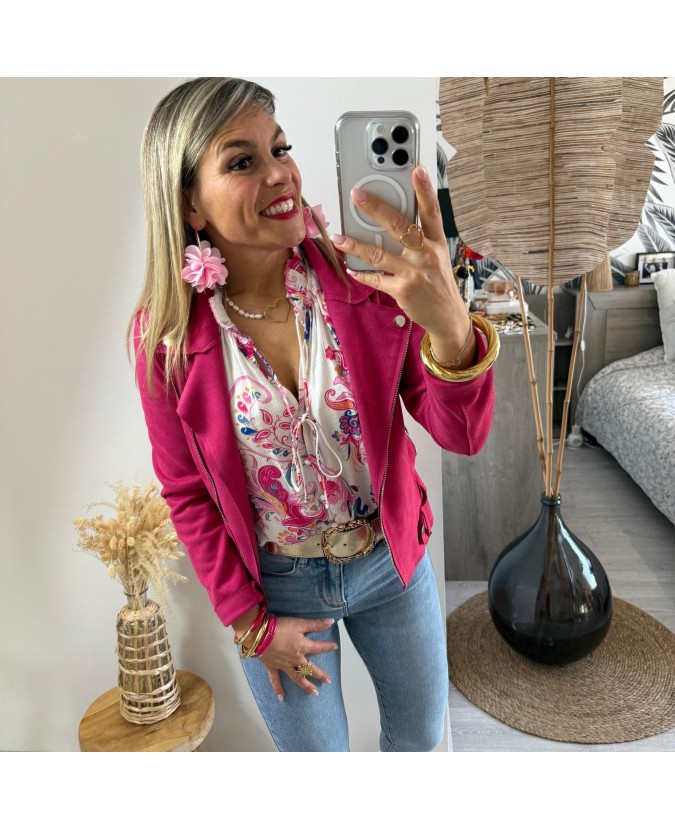 BLOUSE OPHIRA - FUSHIA