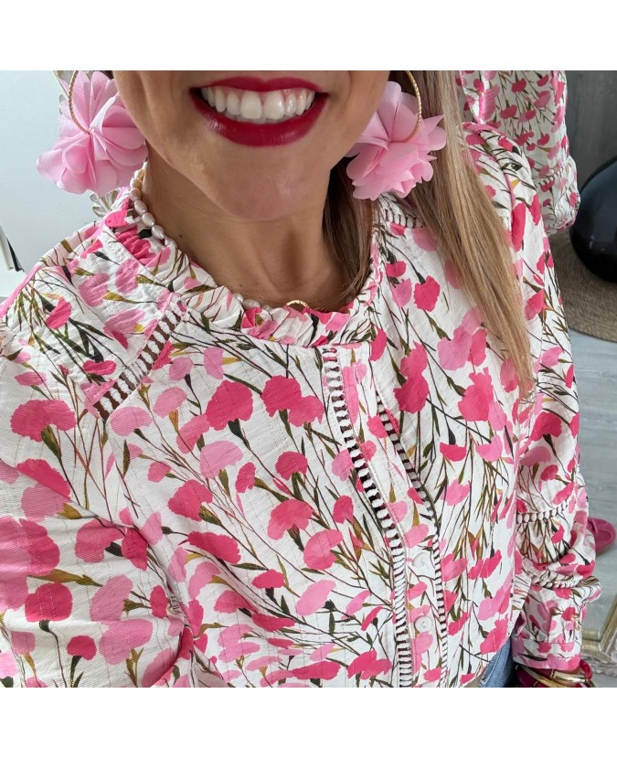 CHEMISE DOMINGO - ROSE