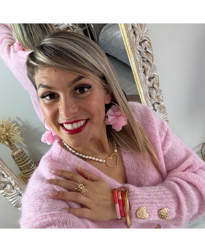 GILET JUANITO - ROSE PALE