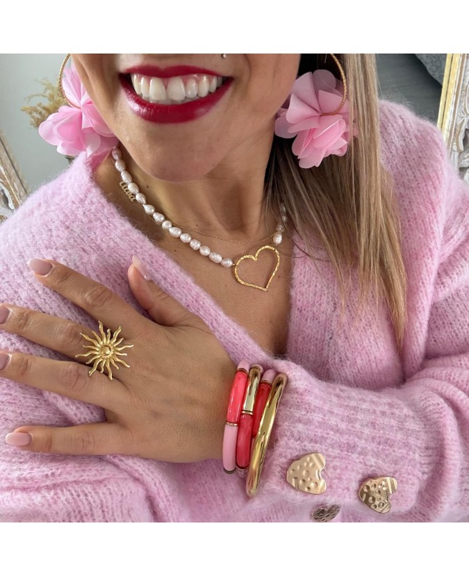 GILET JUANITO - ROSE PALE