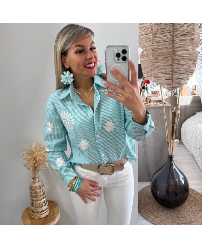 CHEMISE OPHINA - VERT