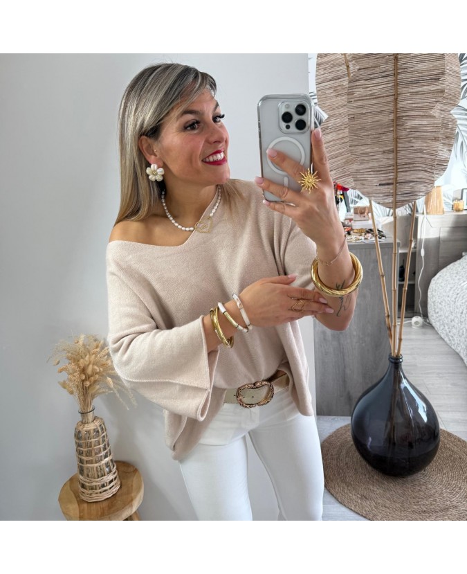 PULL CHRISTIAN - BEIGE