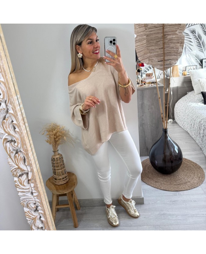 PULL CHRISTIAN - BEIGE