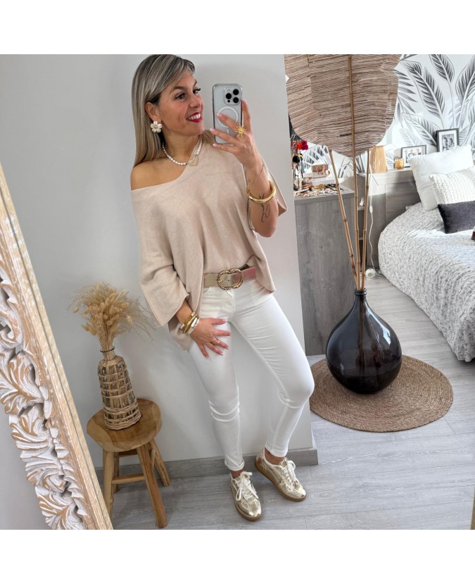 PULL CHRISTIAN - BEIGE