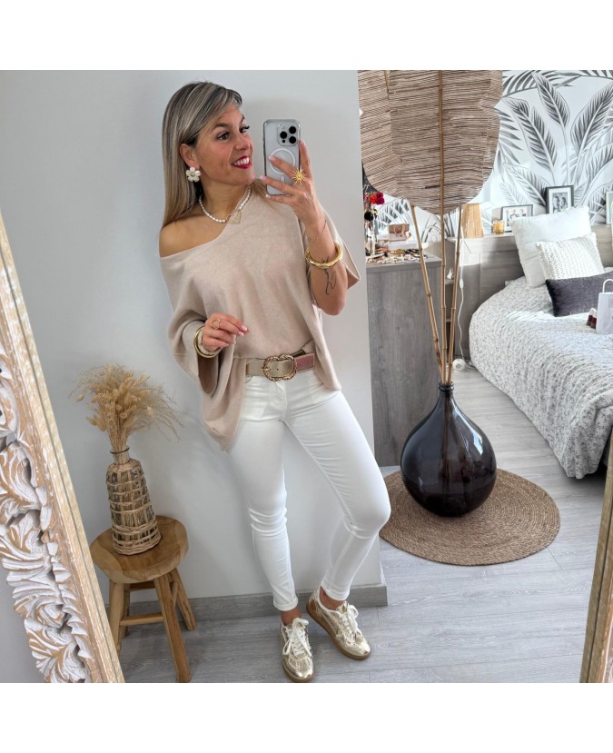 PULL CHRISTIAN - BEIGE