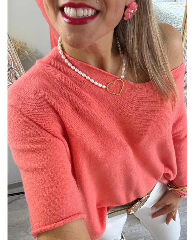 PULL CHRISTIAN - CORAIL