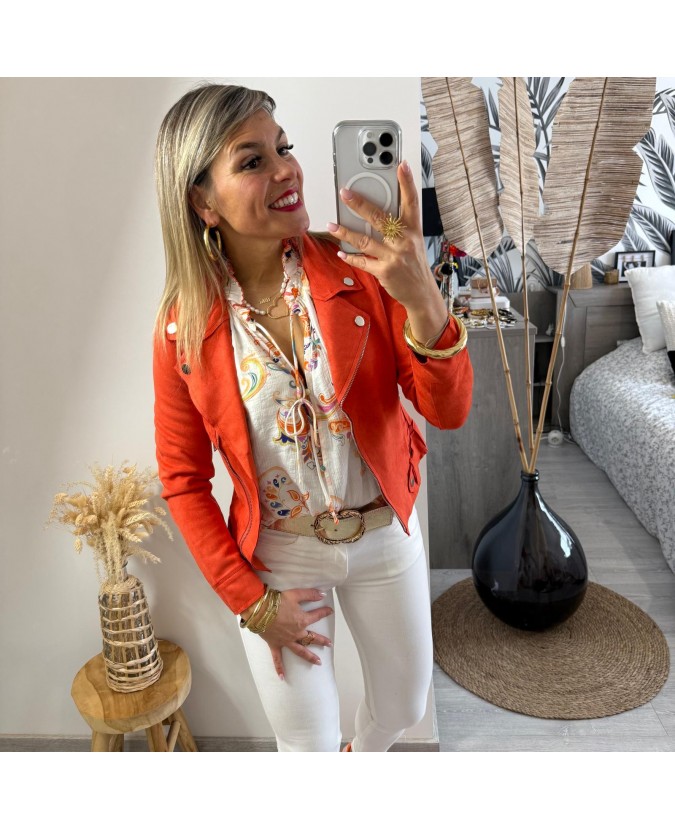 BLOUSE OPHIRA - ORANGE