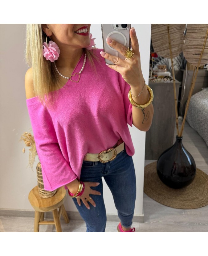 PULL CHRISTIAN - FUSHIA