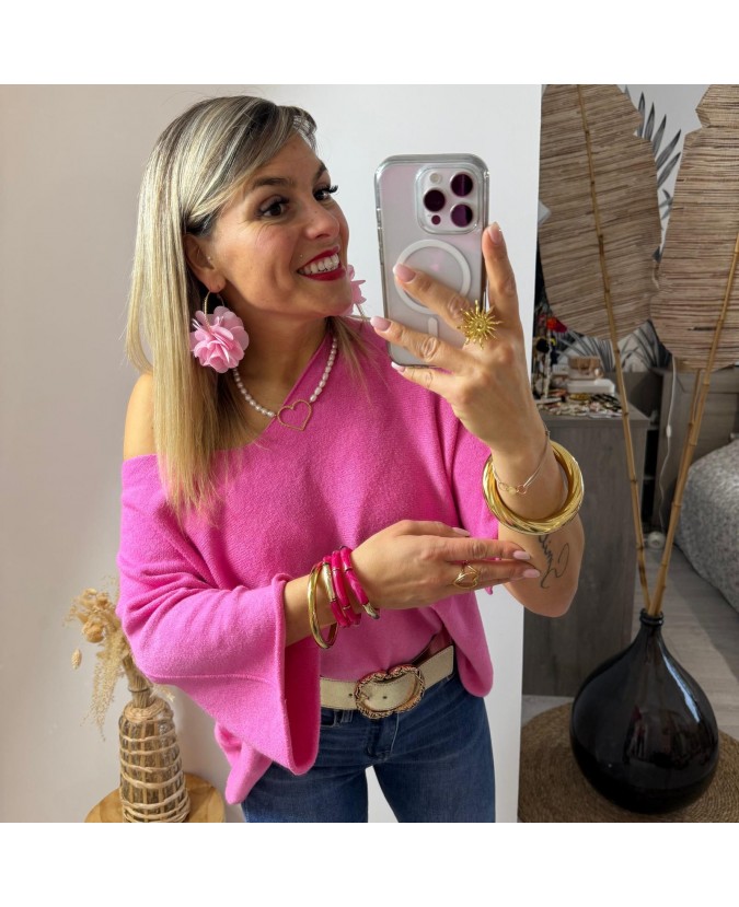 PULL CHRISTIAN - FUSHIA