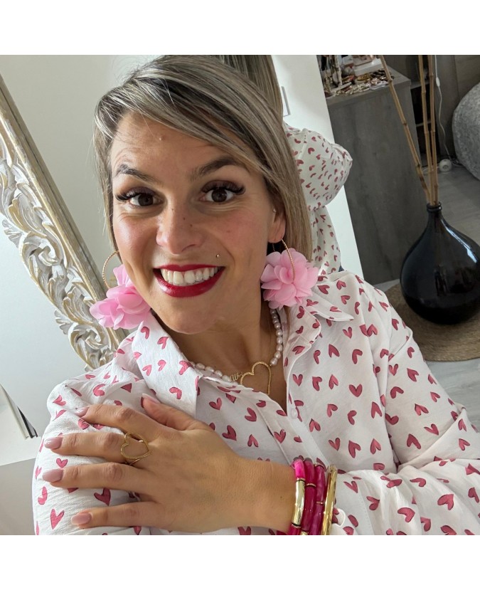 CHEMISE LOUNÈS - ROSE