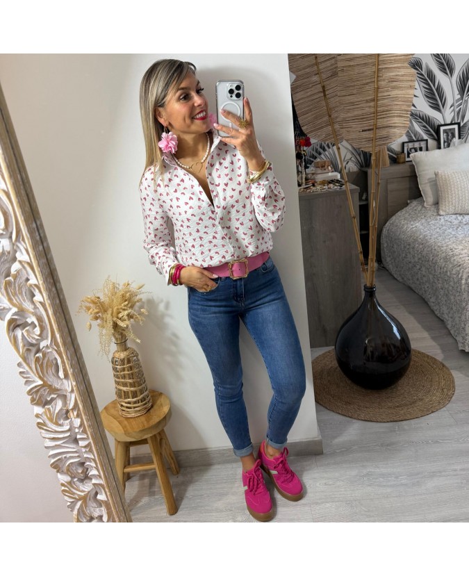 CHEMISE LOUNÈS - ROSE