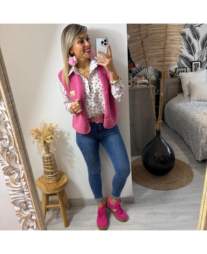 CHEMISE LOUNÈS - ROSE