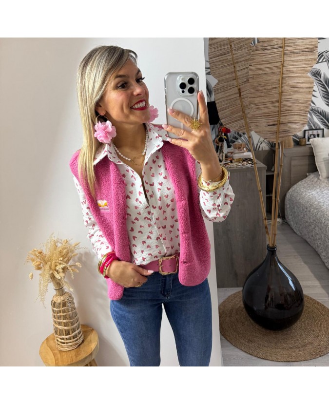 CHEMISE LOUNÈS - ROSE