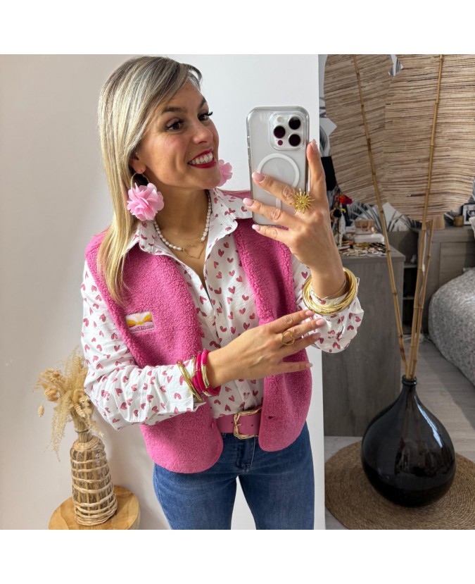 GILET VENUS - ROSE