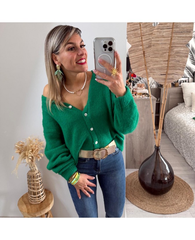 GILET CHANDRA - VERT