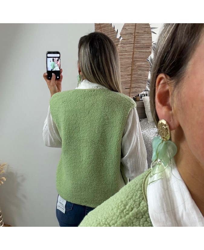 GILET VENUS - VERT POMME