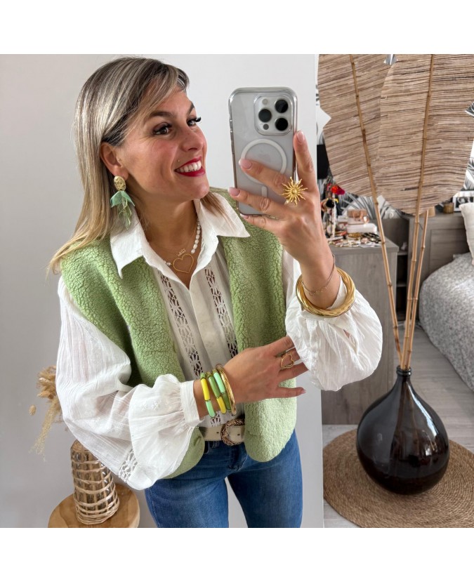 GILET VENUS - VERT POMME