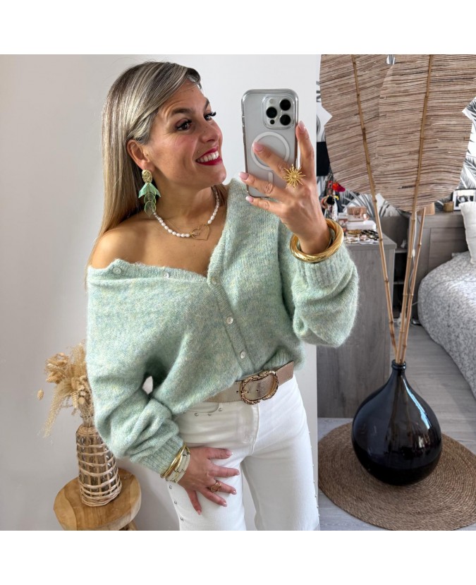 GILET CHANDRA - VERT D'EAU