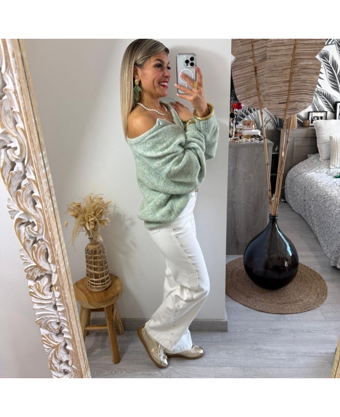 GILET CHANDRA - VERT D'EAU